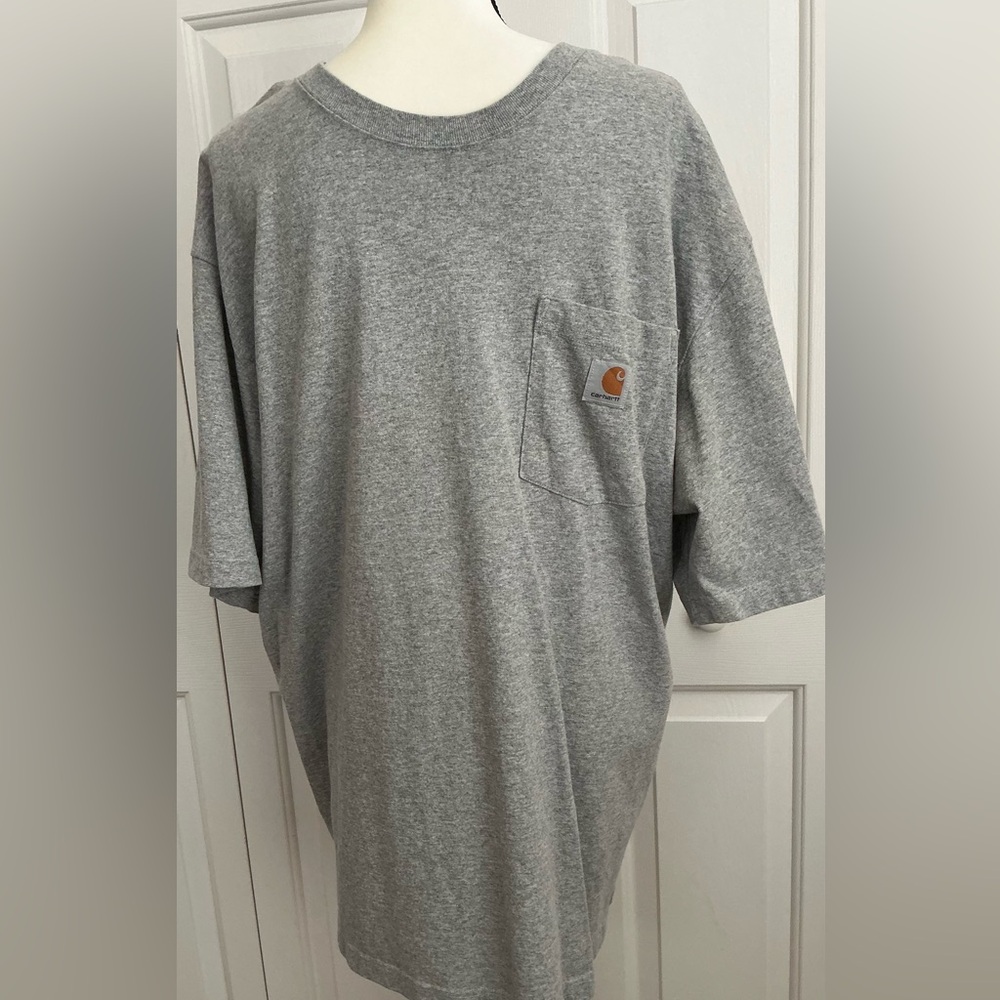 Carhartt Heather Gray Pocket Tee